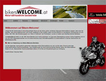 Tablet Screenshot of bikerswelcome.at